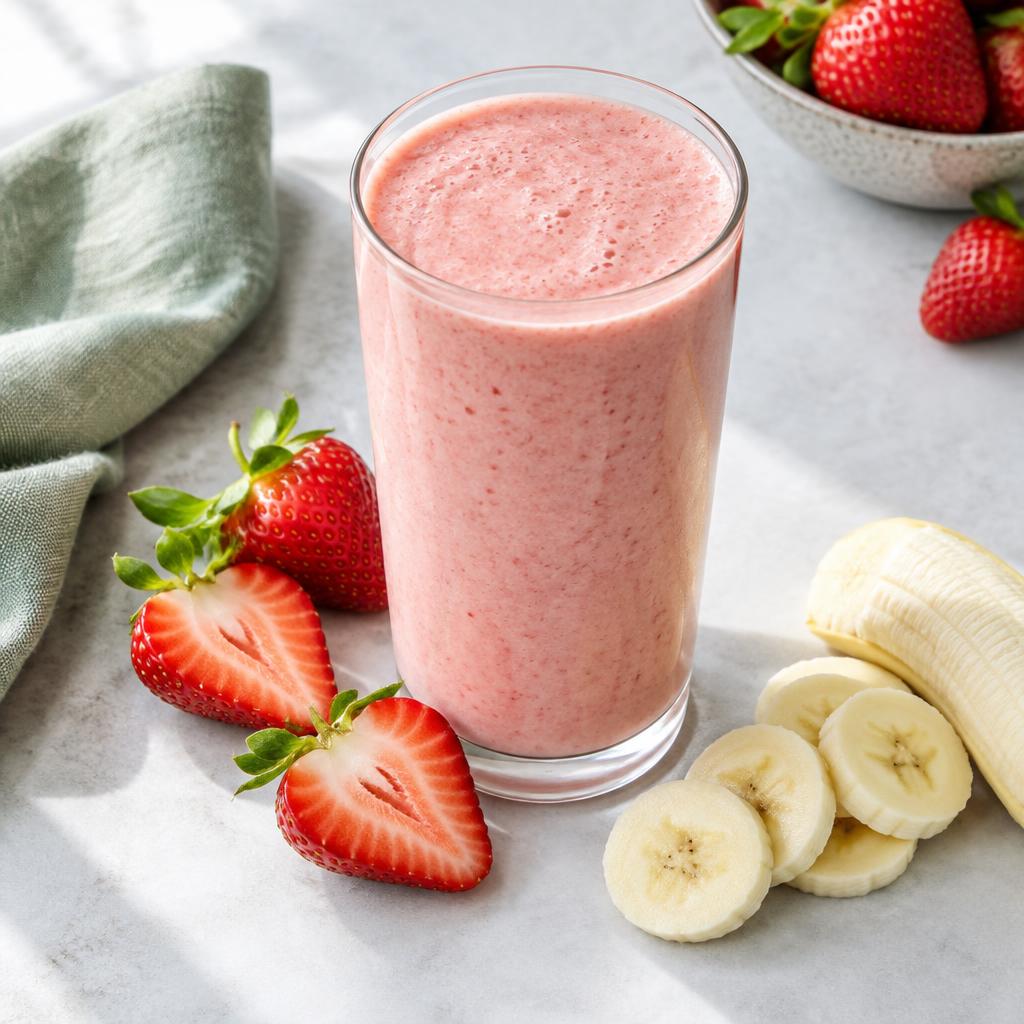 Smoothie fraise banane